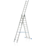 Раздвижные универсальные алюминиевые трехсекционные лестницы